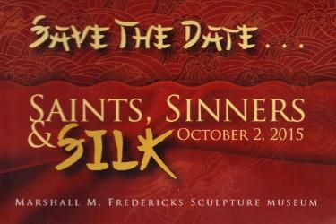 Saints, Sinners & Silk Postcard